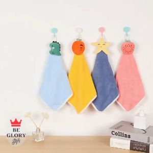Cute Cartoon Hand Towel With Gift Box Kitchen Hand Towel Wedding Present Door Gift Birthday Gift Tuala Tangan 手巾