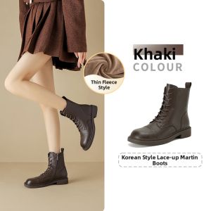 Josiny | Winter New Black Slim Heel Thick Bottom Short Boots