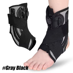 1PCS Ankle Brace Support for Men & Women Recovery from Sprained Ankles with Metal Springs Stabilizing for Running Basketball