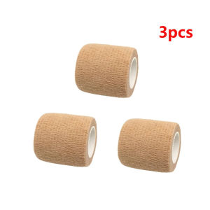 3/6/12/24 Rolls  Tattoo Bandage Wrap Self Adhesive Bandage Beige Elastic Breathable Sports Non-woven Wrap Finger Tape