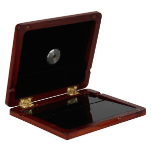 IRIN | Saxophone Clarinet Reed Case 5 Slots Reeds Storage Box Maintains Stable Humidity with Built-in Hygrometer for Reed Preservation