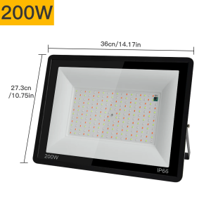 AC220V RGB LED Floodlight Reflector Outdoor Lighting 10W 20W 30W 50W 100W 150W 200W IP66 Waterproof Spotlight Landscape Lighting