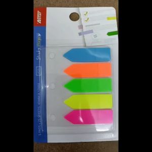 ASTAR Pvc Sticky Notes / 记号贴 P25 45MMX13MM (5padsx25sheets) (Price For 1 Pcs)