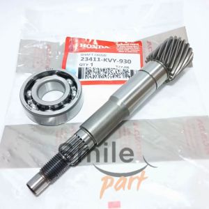 AS PULLY PULLEY BELAKANG BEAT KARBU SCOOPY SPACY LAMA CARBU + BEARING LAHAR 6204 HONDA PULI GARDAN