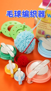 Bộ làm pompom cao cấp 4 kích cỡ tiện lợi dụng cụ DIY handmade làm quả cầu len trang trí | Xiao Xings Yarn