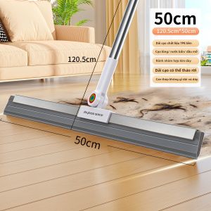 Joybos | Chổi và Gạt Nước 2-trong-1 cho Tắm Loại Bỏ Tóc và Nước