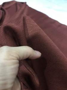 Vải Lụa Tằm Ướt (loại 1)màu nâu đậm dày mềm rũ co giãn(khổ 1m5)may đầm váy áo kiểu áo dài đẹp sang thời trang
