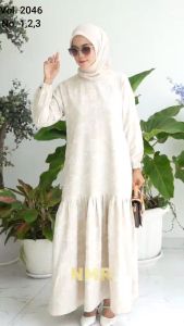 NMR Gamis Jaquard Vol 2046-2 (Resleting Belakang)