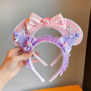 Kids Clow M Headband Female Non-Slip Headband Cute Sanrio Hair Accessories Girl Melody Rabbit Ear Hair Clip Headdress