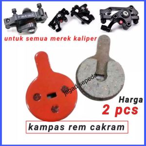 kampas rem cakram sepeda model bulat round discbrake