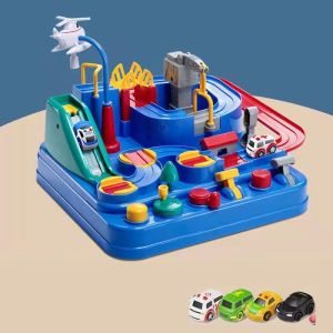 TWH Mainan Anak Car Adventure Brain Game Parking Lot Car Track Big Car Adventure Mainan Edukasi Parkir Mobil Anak TERMURAH