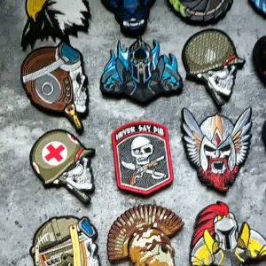 Patch vải velcro chiến binh dán ba lô nón  quần áo  túi xách