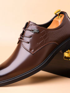 Mens New Spring Business Casual Breathable English Style Shoes