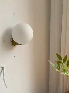 Nordic Glass Ball Wall Light Moden Minimalist Bedroom Bedside Wall Lamp Living Room Background Wall Lights Stair Light