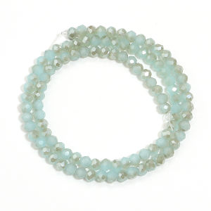 4/6/8mm Austria Faceted Crystal Beads Rondelle Glass Beads Loose Spacer Beads For Jewelry Making DIY Bracelet Accessories