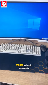 (Becklers) LOKAL Mouse Pad DIATOMITE Lembut Anti Slip 2 Ukuran / Alas Mouse untuk Kantor & Gaming