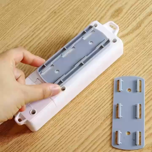 Power Socket Holder Self-Adhesive Desktop Socket Fixer Cable Organizer Wall Hanging Power Strip Hold