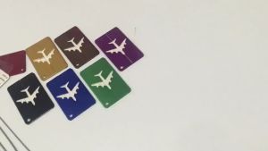 Metal Travel Luggage Tags Baggage Name Tags Suitcase Address Label Holder Aluminium Alloy Travel Accessories