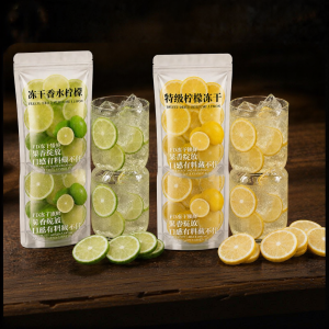 FANZUZHEN | Dried Lemon Slices Fragrant No Sugar Freeze Dried