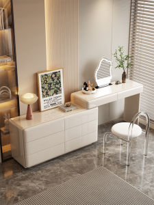 Cream Style Makeup Vanity Table
