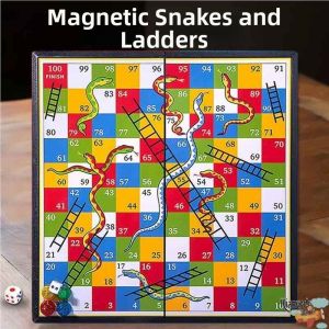 Jiaxun | Multi-functional Snake & Ladder Chess Set Educational Toy