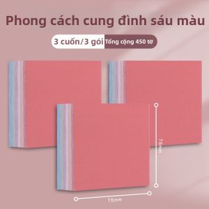 deli | Ghi chú dán màu pastel thẩm mỹ độ bám cao
