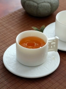 【christmas gift】2pcs/set Jade ceramic teacups coffee cups——Prosperous China cups with high-end packaging gift box