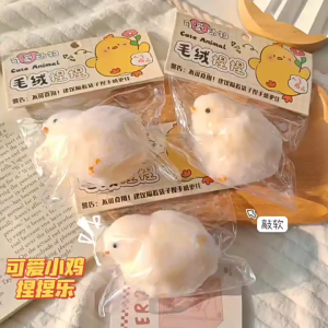 🔥ส่งในไทย🔥ตุ๊กตาจําลองเจี๊ยบ โมจิ ของเล่นบีบ สกุชชี่ สกุชชี่ไก่ ของเล่นคลายเครียด ลูกเจี๊ยบ