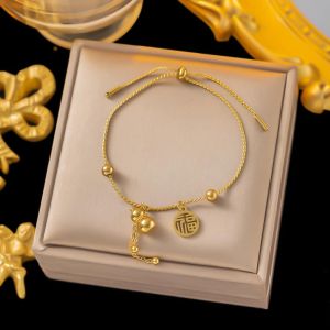 WE 3101 = 福喜葫芦抽拉手链 Fuxi gourd pull-out bracelet