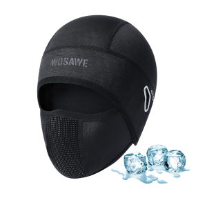 WOSAWE Summer Cool Balaclava Cycling Caps UV Protection Sports Helmet Liner Ice Silk Hat Fishing Hiking Sports HatsFace Cover