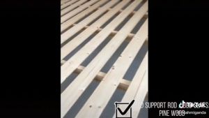 Flotti Zamir Solid Thailand Rubberwood Bed Frame (Side Drawers Are Not Included)