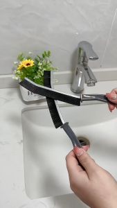 Tile Dust Sweeping Multifunctional Brush Wall Hanging Gap Brush Dead Angle Window Gap Groove Dust Brush Cleaning