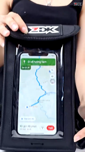 Túi Treo Đầu Xe Máy Túi Treo Ghi Đông Xe Máy Để Điện Thoại Có Lỗ Sạc Đi Phượt Chạy Grab Xem Bản Đồ