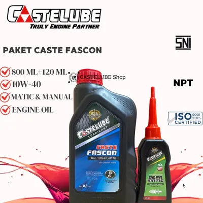 Castelube Fascon Paket Matic 10W-40(800ml & Gear Matic 120ml)