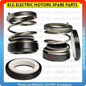 Mechanical water seal 15mm 28x5 Rubber type Long spring