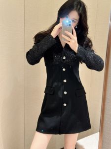 QFN | Elegant Petite Style Black Dress
