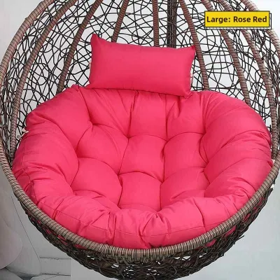 Oral-B | Removable and Thickened Round Wicker Swing Seat Cushion