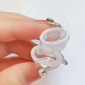 ปลอกนิ้วเท้าซิลิโคนใส ป้องกันการเกิดแผลพุพอง ลดแรงเสียดทาน ระบายอากาศ ปลอกป้องกันนิ้วเท้า อุปกรณ์ดูแลเท้า