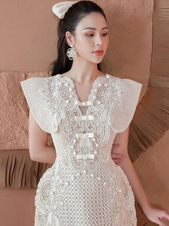 Lace dress lazada best sale