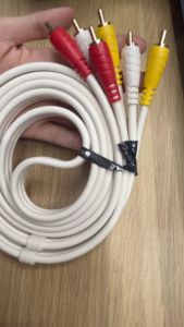 Dây AV/RCA 6 Đầu Hoa Sen BTF Loại Tốt | Dây AV 6 Đầu Bông Sen | Dây AV 3 Ra 3 | Dài 1.8m3m 5m