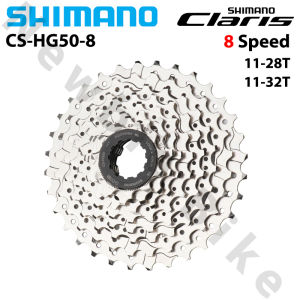 SHIMANO CLARIS R2000 Series CS-HG50-8 8Speed 11-28T 11-32T 11-34T Cassette for Road Bike Bicycle Card Flywheel Original Parts