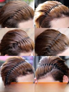 Korean Style Black Mens Wave Hairband Fashionable 2020 New Face Wash Special Fine Hair Clip Hairband Hair Ties Hair Accessories