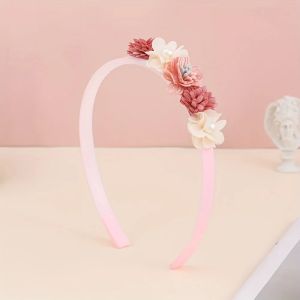2026 Korean Baby Headband Fabric Flowers Girls Headbands Kaid Hair Band Headwear Children Hair Accessories Photography Prop
