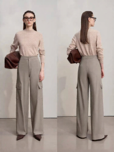 AMII | Comfortable Stretchy Loose Wide Leg Casual Trousers