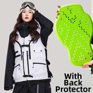Ski Gilet with Back Protection and Snowboard Carrier for Tactical Mountain Wild Snow Diamond Edition