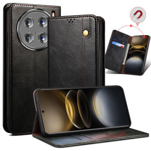 Ultra Thin Suede Leather Wallet Case For OPPO FIND X8 PRO / FINDX8 Card Slot Stand Magnetic Phone Cover Protective Back Bag
