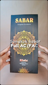 Peci Songkok Sabar Full AC Hitam Polos Songkok Kopiah Original Premium Ukuran Anak Dewasa - Sang Alim