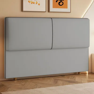 Modern Minimalist Wood Headboard Ultra-thin Padded Customized