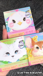 【SG STOCKS】Jieboshi Glue-free false eyelashes Natural Eyelashes｜Self-adhesive Eyelash｜No Glue Lash