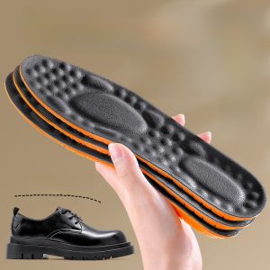 LINGMIAO | Mens Leather Insoles Absorbent Anti-Odor Breathable